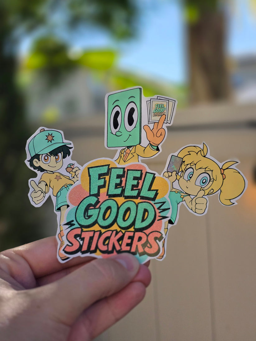 On Sale Custom Premium Sticker Packs (Vinyl) 50-60% Off – Feel Good ...