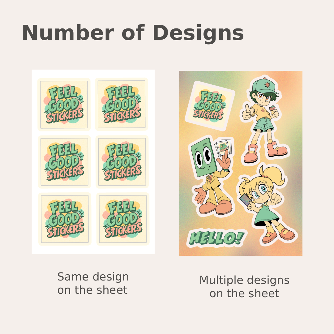 Premium Vinyl Sticker Sheets On Sale